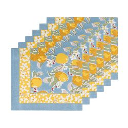 Couleur Nature Citron Napkins, Set of 6