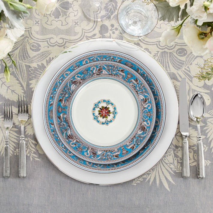 Florentine Turquoise Salad Plate | Williams Sonoma