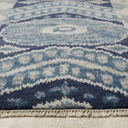 Luke Irwin: Nadya Ikat Hand Knotted Rug Swatch - Free Returns Within 30 Days
