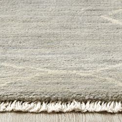 Mountain Fog Hand-Knotted Rug, Grey