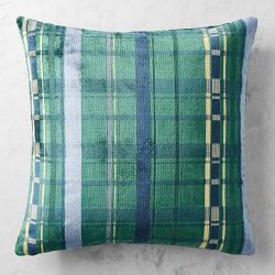 Plaid Jacquard Pillow Cover