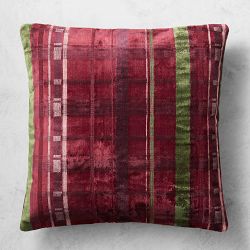 Plaid Jacquard Pillow Cover