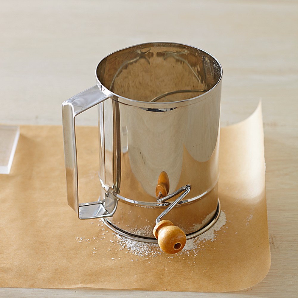 Stainless-Steel Flour Sifter, 5-Cup - 5-Cup