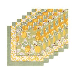 Couleur Nature Citron Napkins, Set of 6