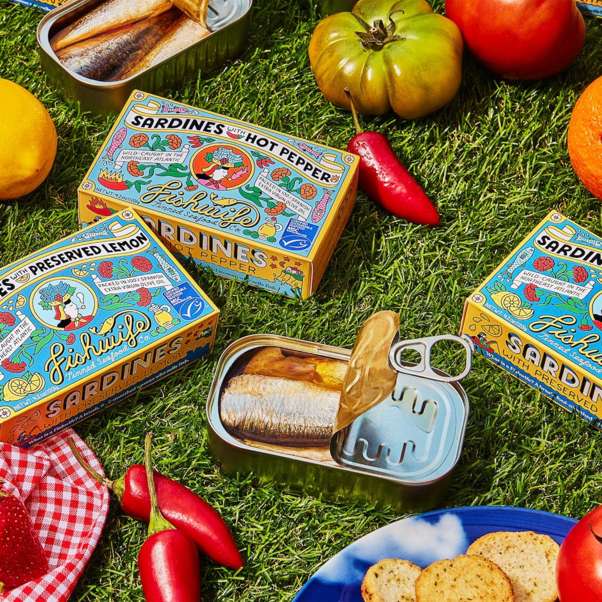 Fishwife Sardines in Hot Pepper | Williams Sonoma