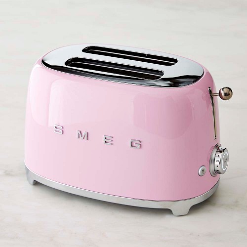 SMEG 2-Slice Toaster, Pink