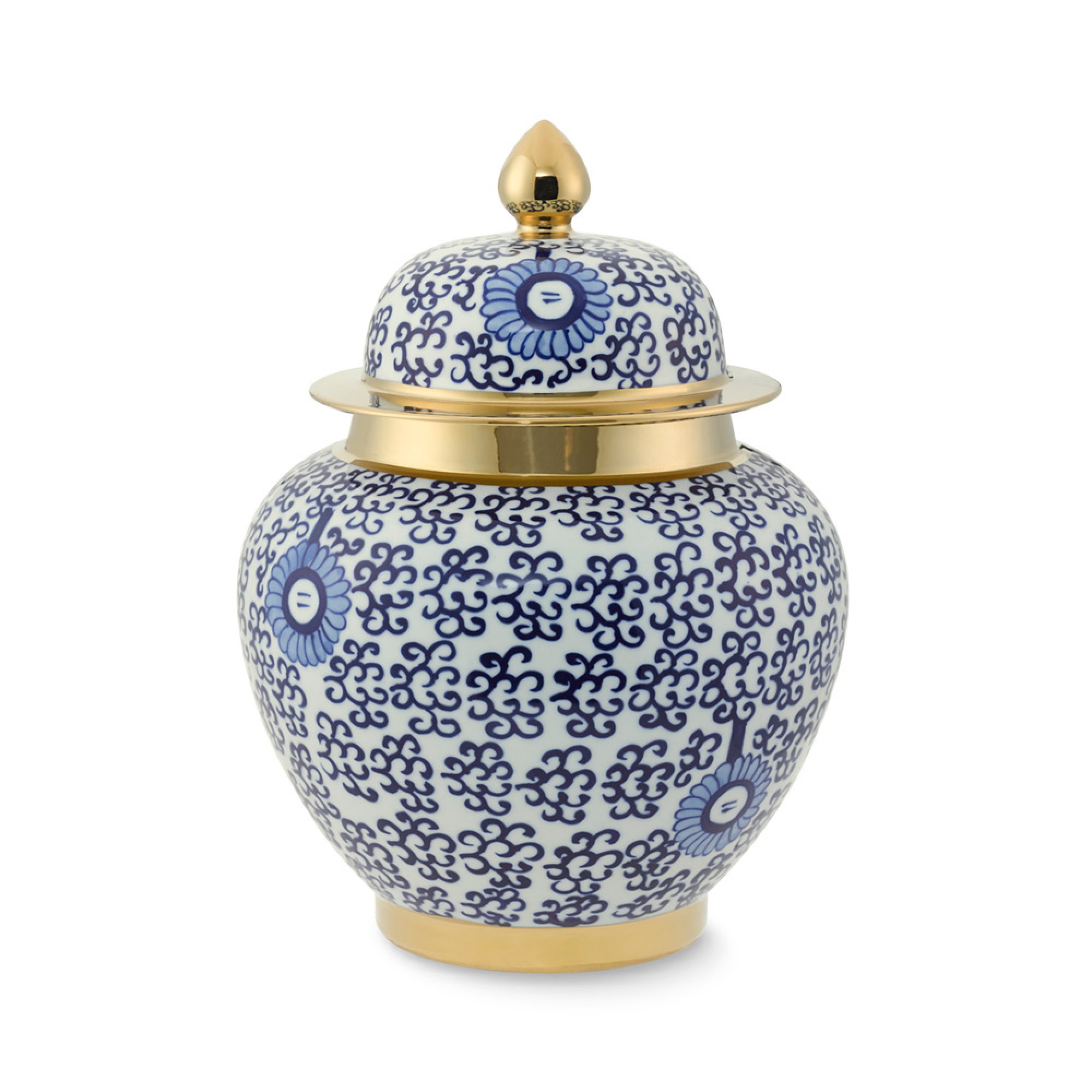 Ginger Jar with Gold Detail Simolary simolary.com