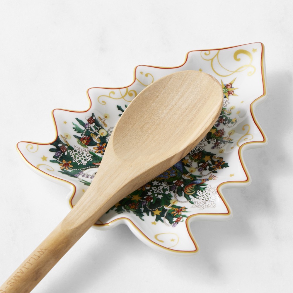 'Twas the Night Before Christmas Tree Spoon Rest - Porcelain