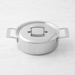 Demeyere Industry Stainless-Steel Deep Sauté Pan, 4-Qt.