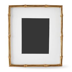 OPEN BOX:AERIN Gilded Bamboo Gallery Frame, 8" X 10"