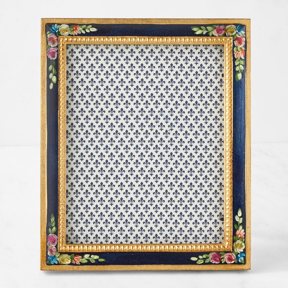 Florentine Wood Picture Frames - 8" x 10", Navy
