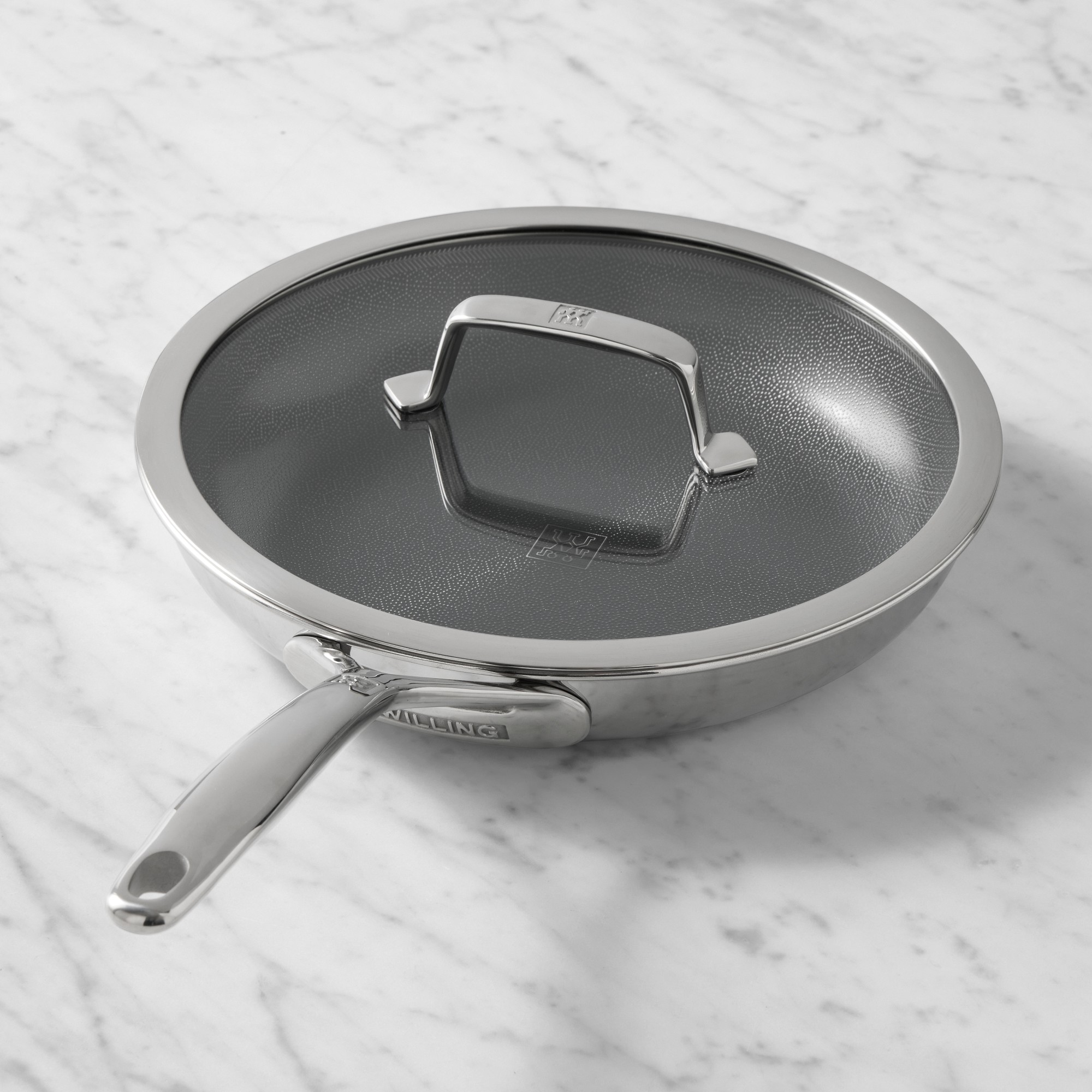 Zwilling Peak Hybrid Ceramic Nonstick Fry Pan with Lid, 10″ Simolary simolary.com