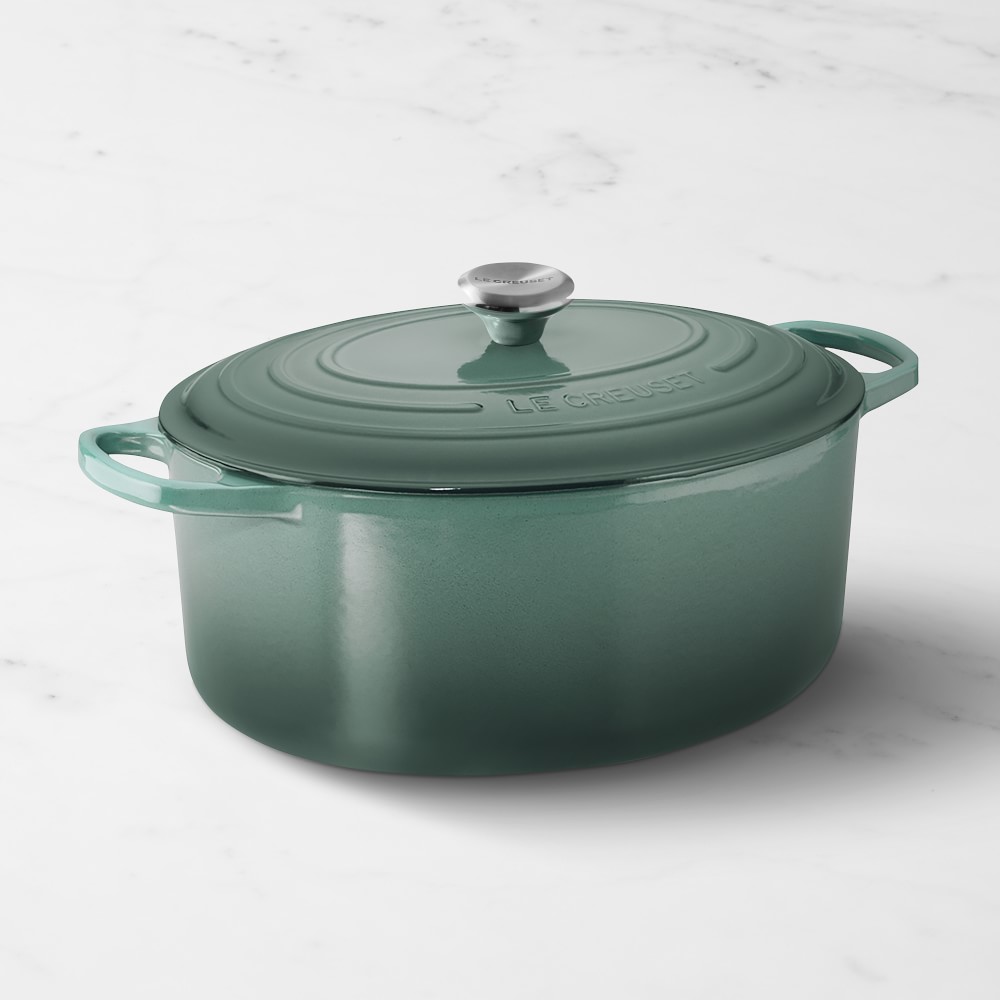 Le Creuset Signature Enameled Cast Iron Oval Dutch Oven - 9.5-Qt., Ocean