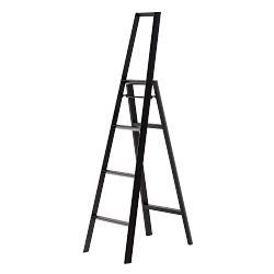 Lucano 4-Step Ladder, Black