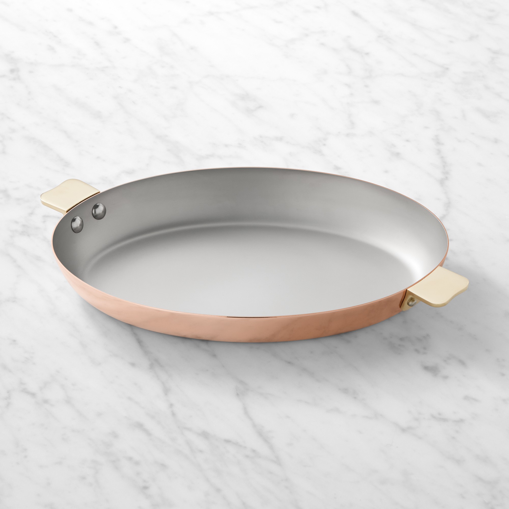 Mauviel Art Deco Copper Oval Pan Simolary simolary.com