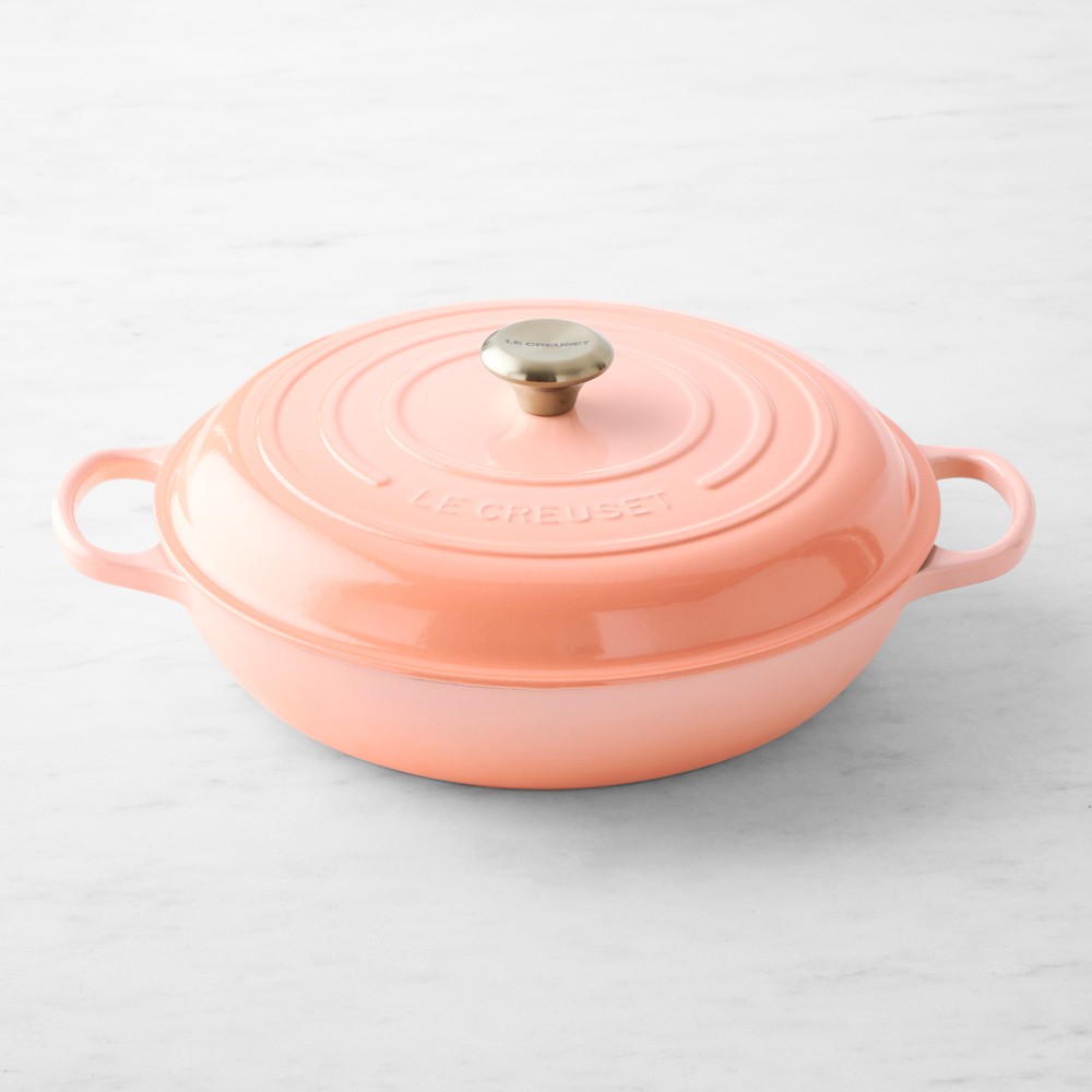 Le Creuset Signature Enameled Cast Iron Braiser - 5-Qt., Peche
