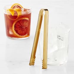 Williams Sonoma Mixology Ice Tongs, Brass