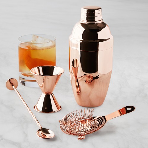 Williams Sonoma Classic Copper Bar Tools Set