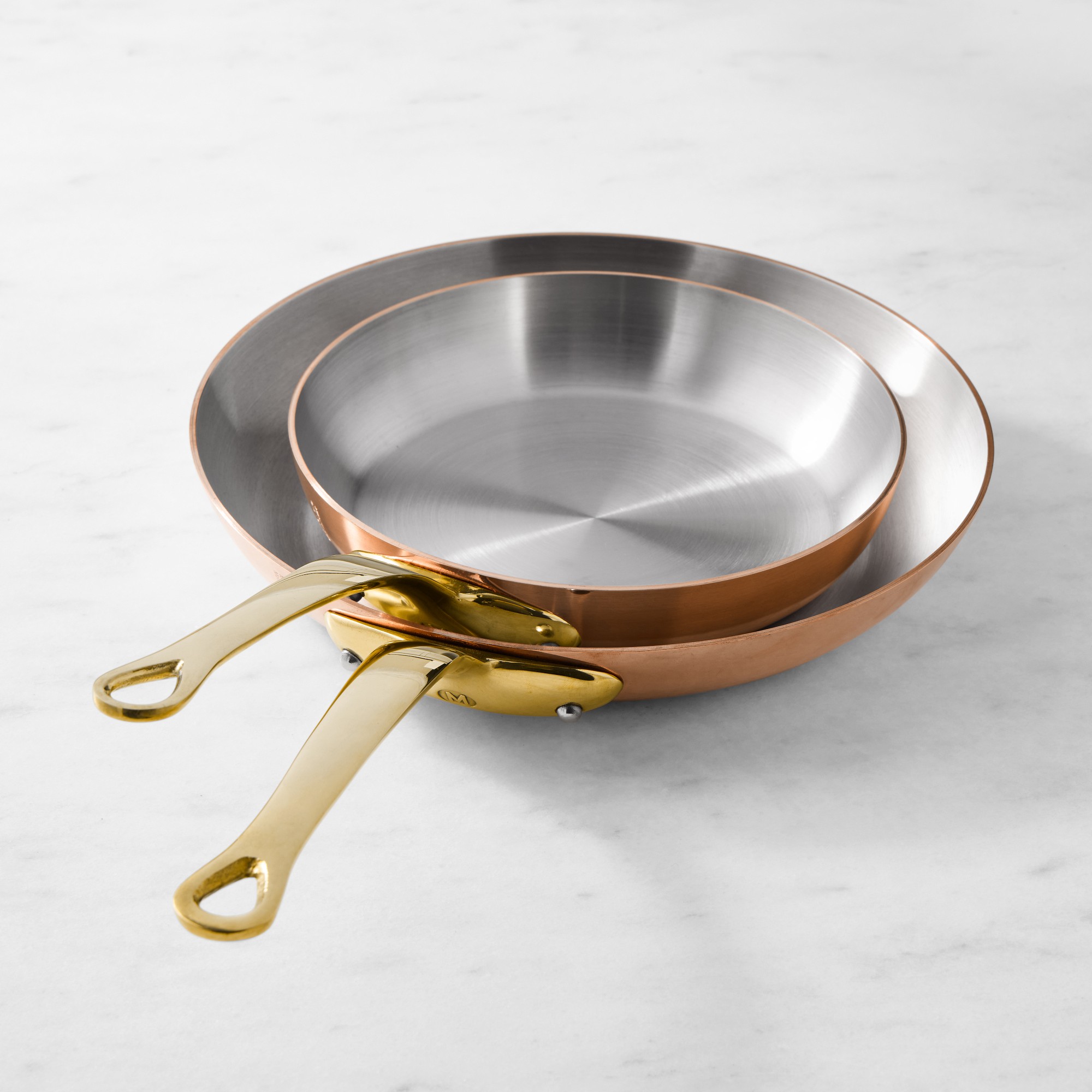 Mauviel M’250B Copper Fry Pan, Set of 2 Simolary simolary.com
