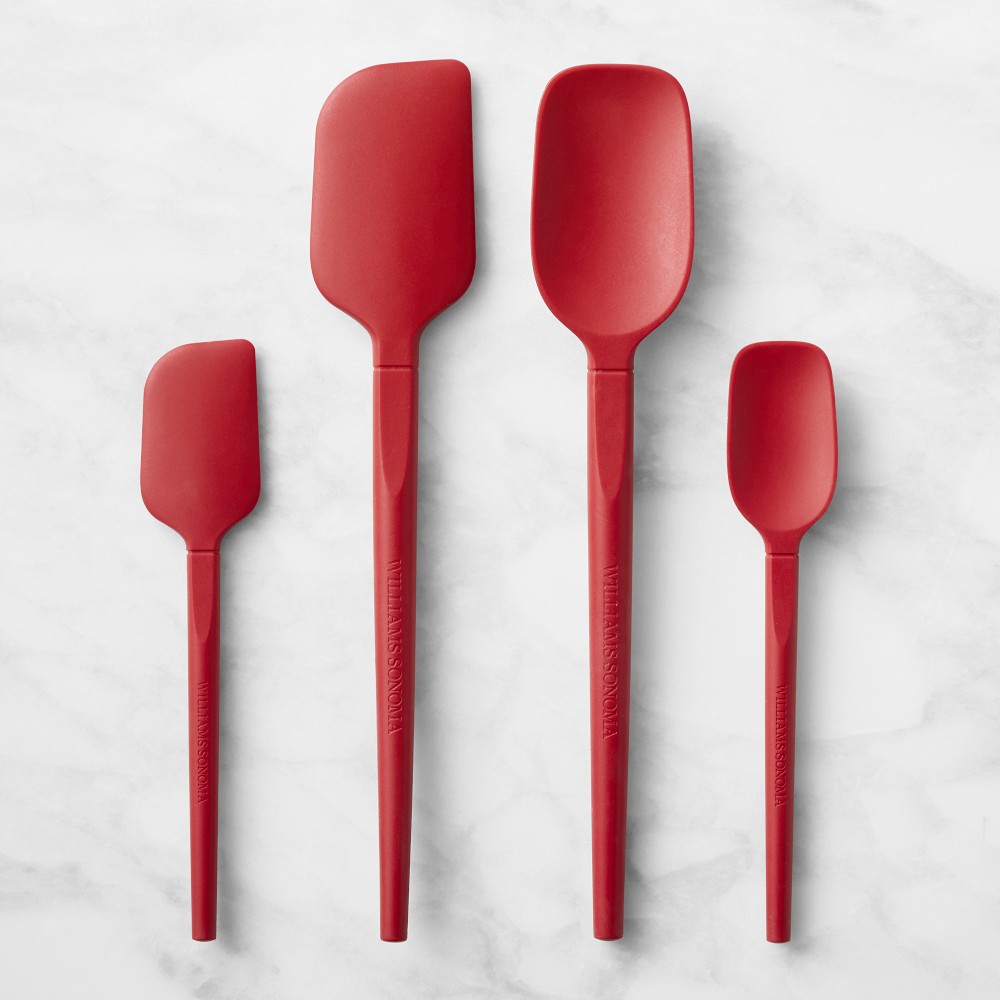 Silicone Spatulas, Set of 4 - Red