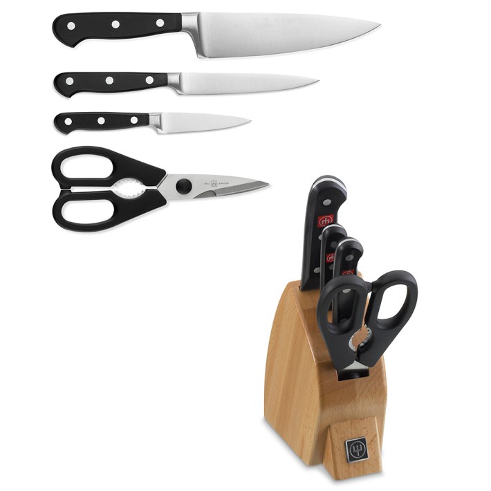 Wüsthof Classic Sous Chef 5-Piece Knife Block Set