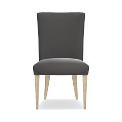 OPEN BOX: Trevor Dining Side Chair, Signature Velvet, Grey Cloud, Heritage Grey Leg