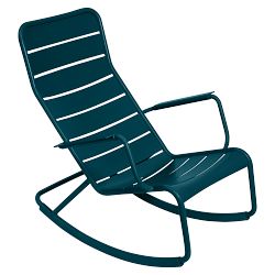 Luxembourg Rocking Chair Aluminum Acapulco Blue