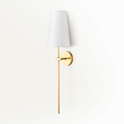 Toni Sconce, Single, 32"H, Natural Brass