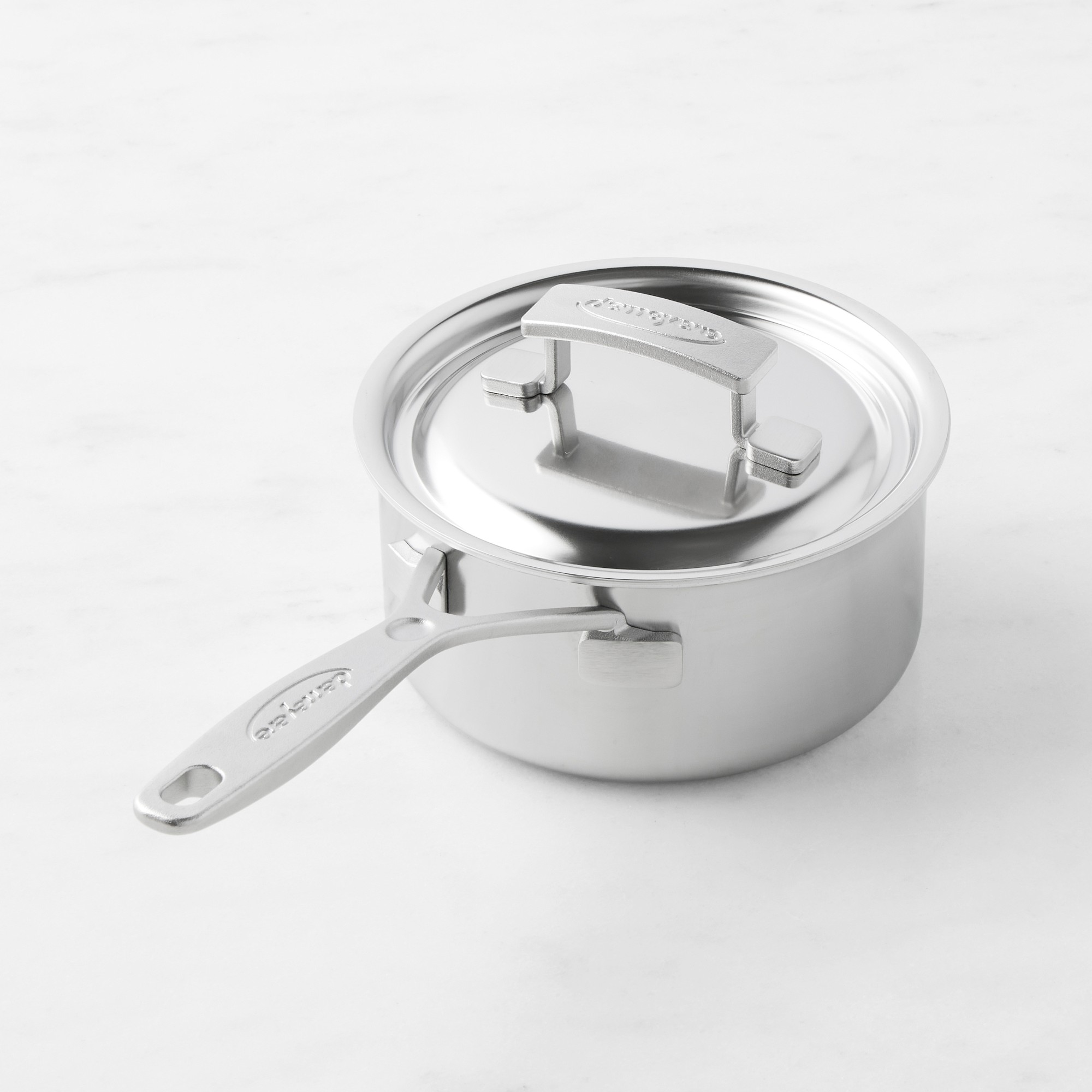 Demeyere Industry 5 Stainless-Steel Saucepan, 1.5-Qt. Simolary simolary.com