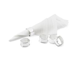 Heirloom Silver Napkin Rings, Set of 4