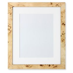 OPEN BOX:Exotic Burl Wood Gallery Frame, 11" X 14"