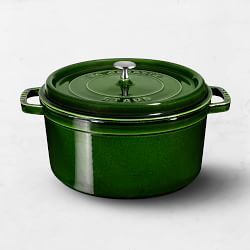 Staub Enameled Cast Iron Round Dutch Oven, 7-Qt., Basil