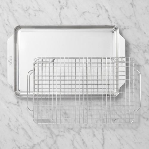 All-Clad Stainless Steel Half Sheet with Cooling Rack Simolary simolary.com 6