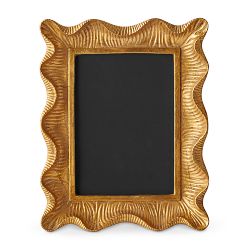 OPEN BOX: AERIN Gold Scalloped Gallery Frame, 5" X 7"