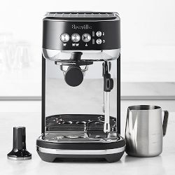 Breville Bambino Plus Espresso Machine, Black Truffle