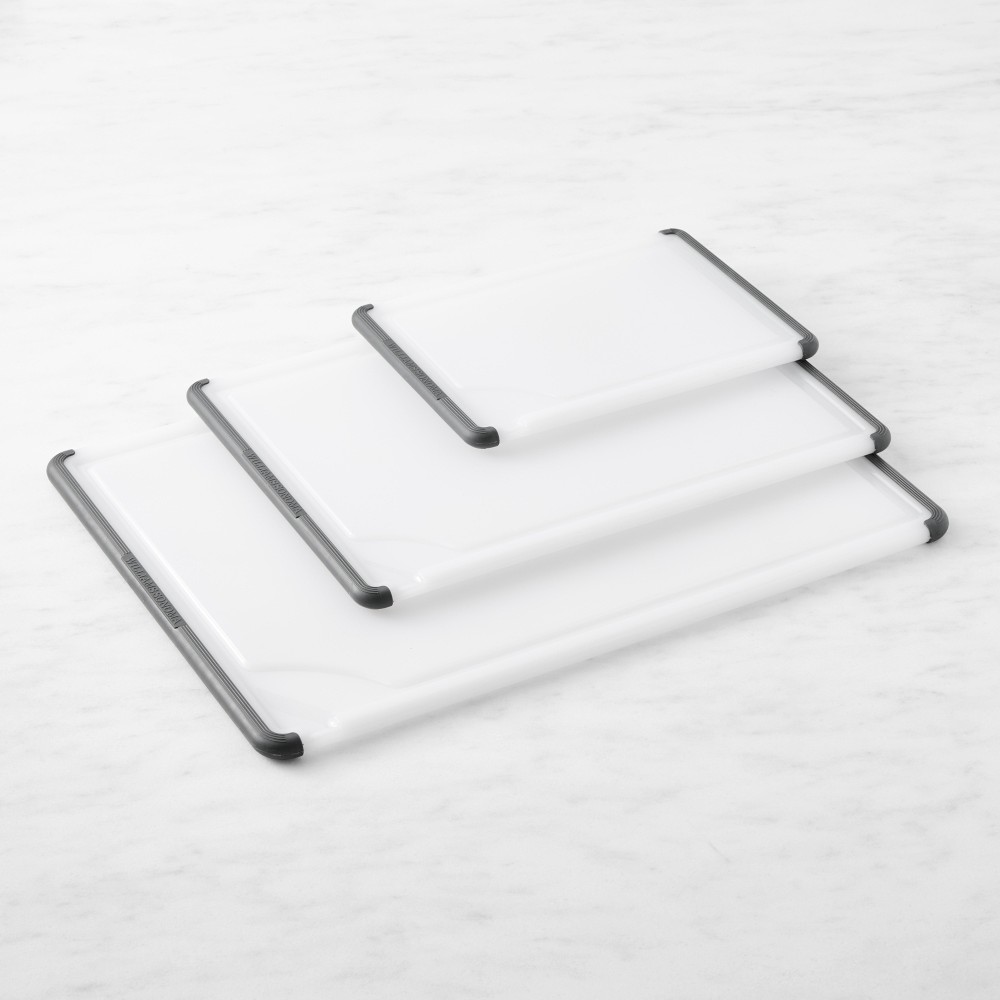 Williams Sonoma Synthetic Prep Cutting Board with Wells and Grippers, Set of 3 - Set of 3