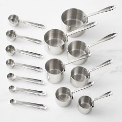 All-Clad Stainless-Steel Ultimate Measuring Cups & Spoons, Set of 14