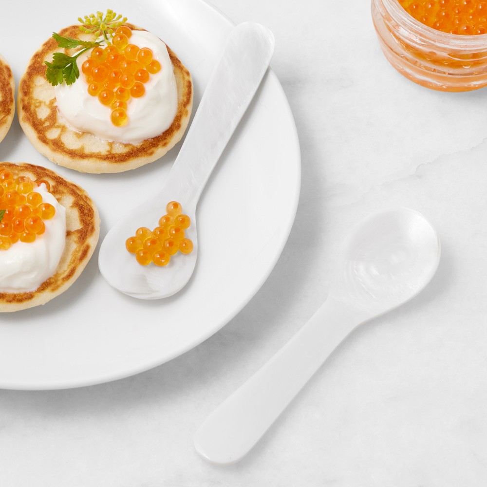 Mother of Pearl Caviar Spoons, Set of 2 - Set of 2