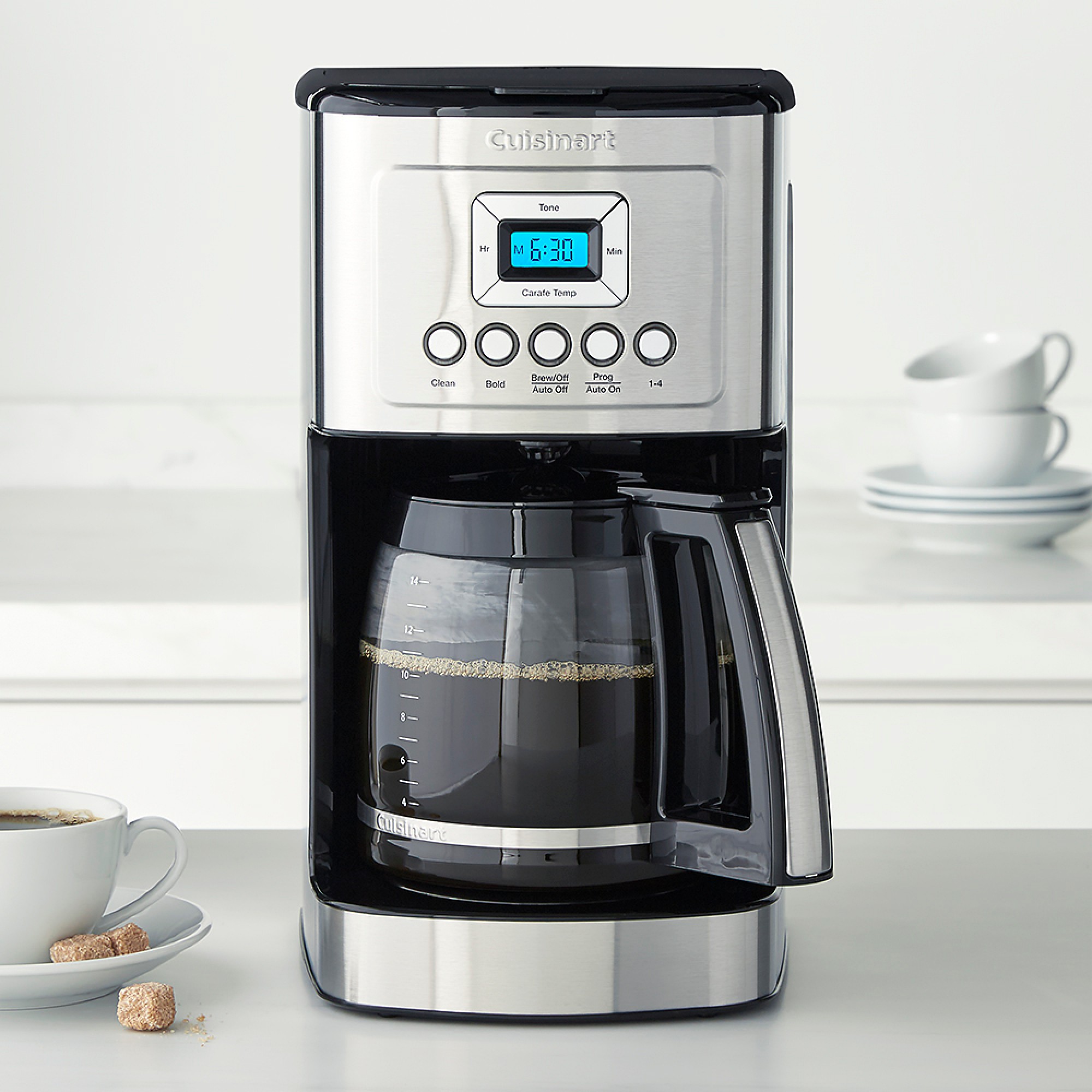 Cuisinart PerfecTemp Programmable Coffee Maker with Glass Carafe, 14-cup Simolary simolary.com