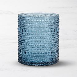 Fortessa Outdoor Orbetto Double Old Fashioned Glasses 10-oz, Set of 4, Cornflower