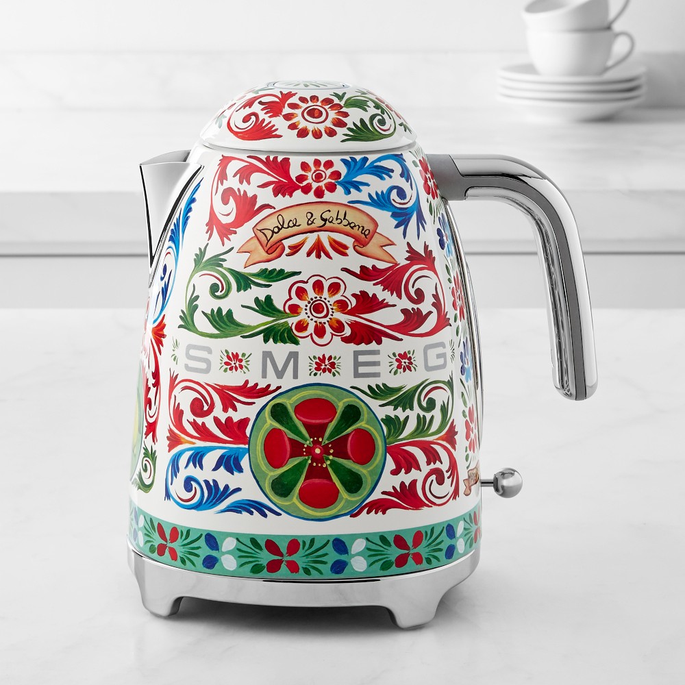 SMEG Dolce & Gabbana Electric Kettle, Sicily is My Love - Sicily is My Love