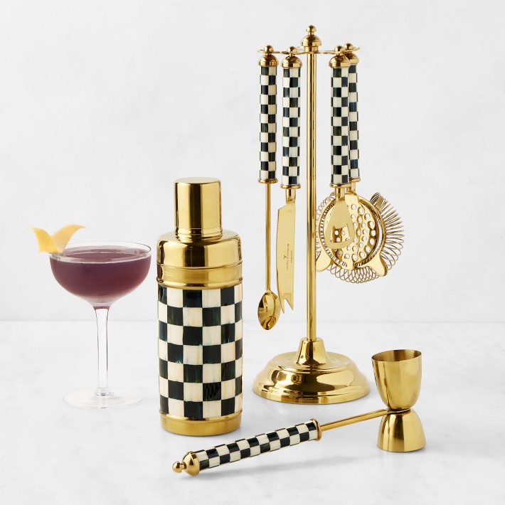 MacKenzie-Childs 3260 Gold Bar Tools Set | Williams Sonoma
