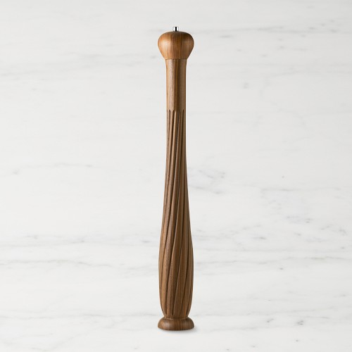 Williams Sonoma Convex Twist Walnut Wood Pepper Mill, 30