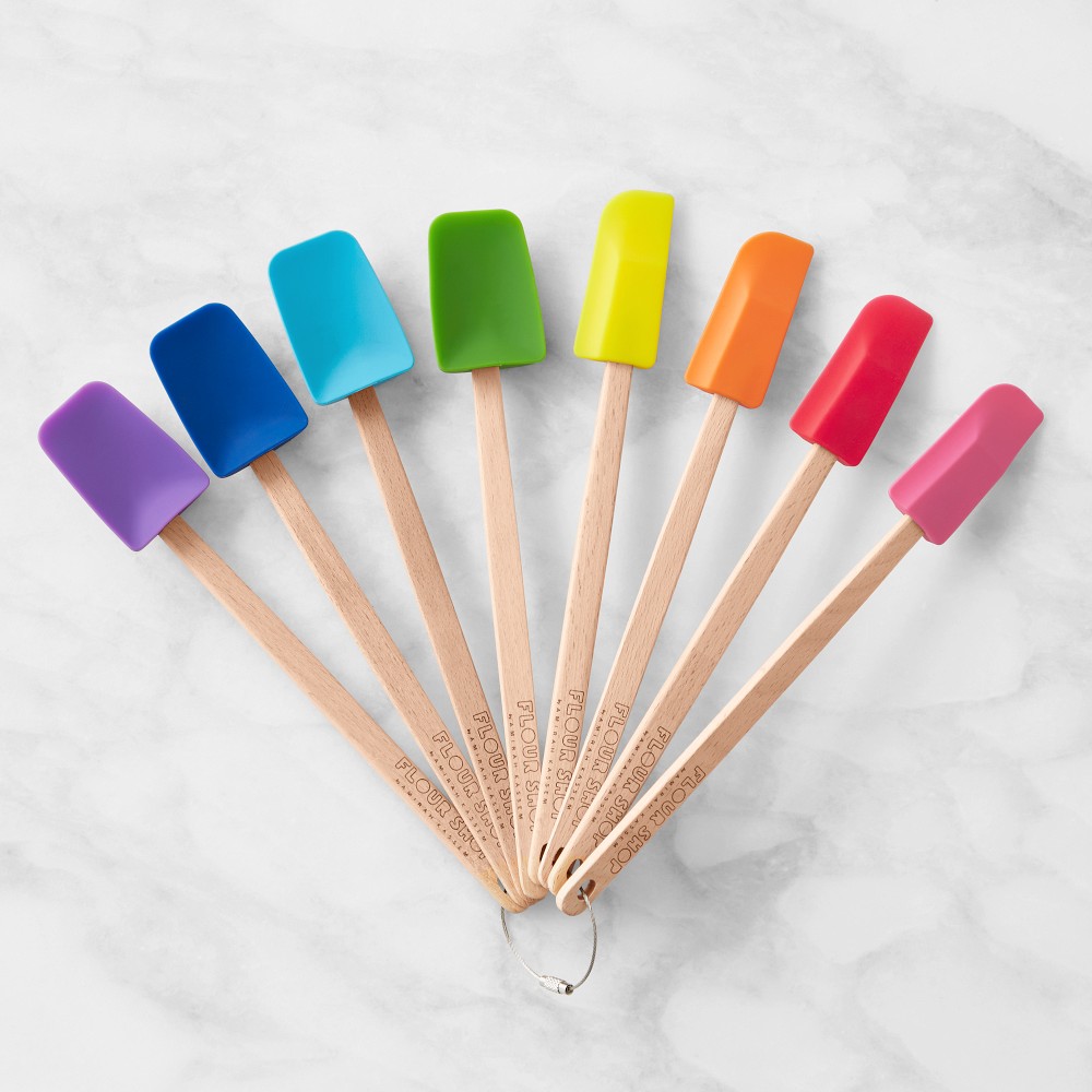 Flour Shop x Williams Sonoma Mini Wood Spatulas, Set of 8 - Set of 8