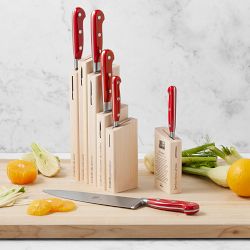 Berti Intero Knife Block, Set of 6, Red