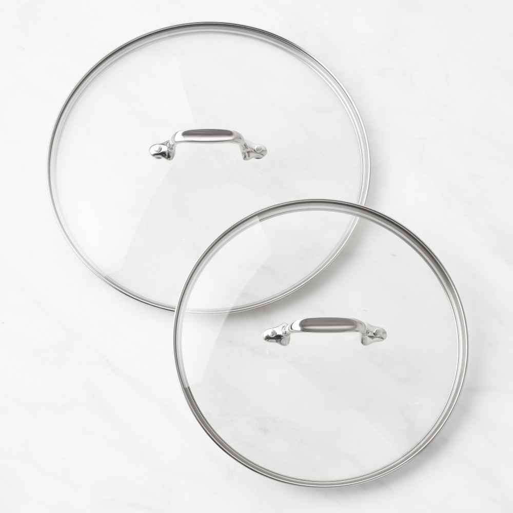 All-Clad HA1 Expert 2-Piece Glass Lid Set, 10" & 12" - 10" & 12"