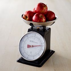 Williams Sonoma Vintage Kitchen Scale, Black