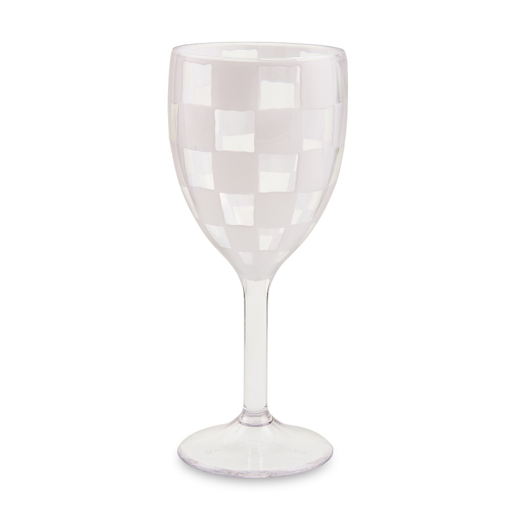 MacKenzie-Childs Outdoor Wine Glasses, Set of 4 - Set of 4, White