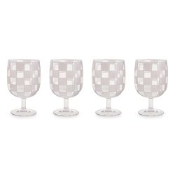 MacKenzie-Childs Outdoor Water Goblets, Set of 4