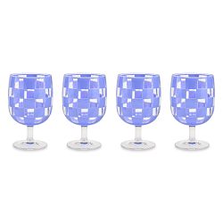 MacKenzie-Childs Outdoor Water Goblets, Set of 4